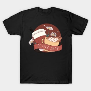 coffee shop au - tropes series T-Shirt